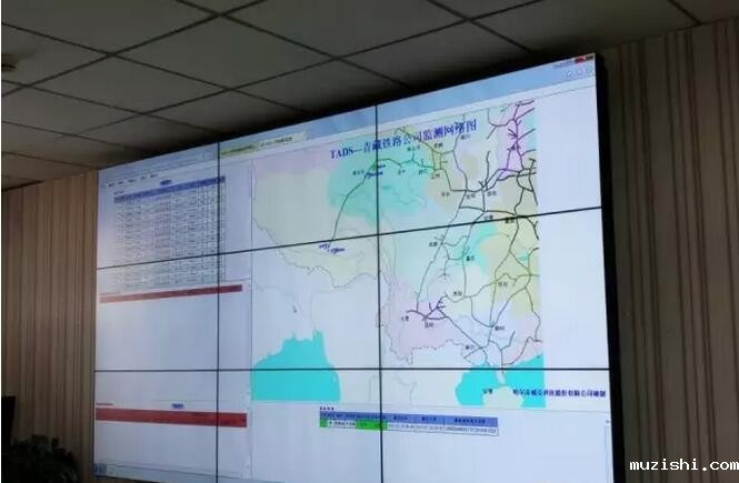 西宁火车调度中心  液晶拼接屏案例