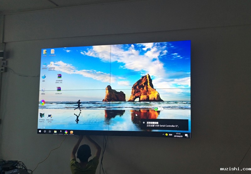 0.88mm拼接屏物理拼缝，0.88液晶拼接屏物理展示